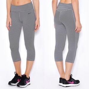 nike candy stripe capri leggings